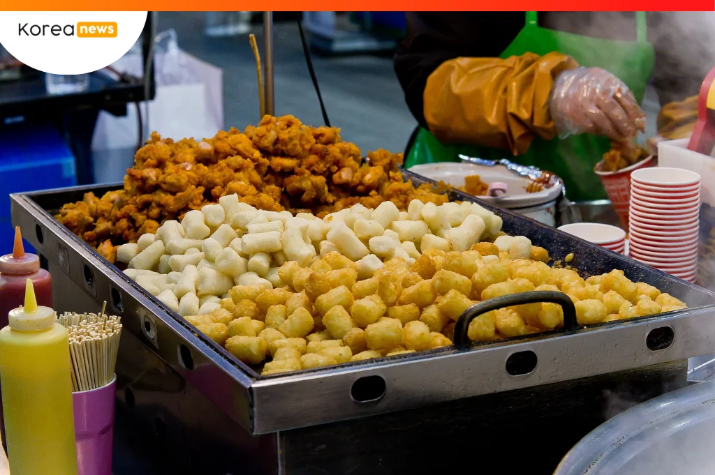 comida callejera coreana 