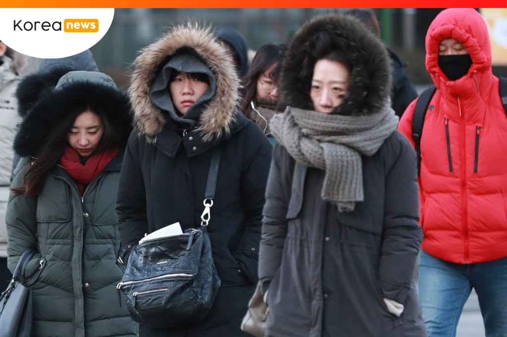 Corea ropa de invierno